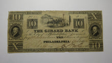 Load image into Gallery viewer, $10 1856 Philadelphia PA Obsolete Currency Bank Note Bill The Girard Bank