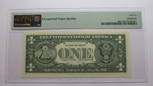 Load image into Gallery viewer, $1 2017 Radar Serial Number Federal Reserve Currency Bank Note Bill PMG UNC66EPQ