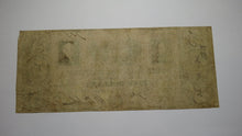 Load image into Gallery viewer, $5 1857 Camden South Carolina SC Obsolete Currency Bank Note Bill Bank of Camden