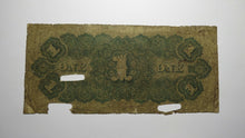 Load image into Gallery viewer, $1 1867 Macon Georgia GA Obsolete Currency Bank Note Bill Macon Brunswick RR Co.