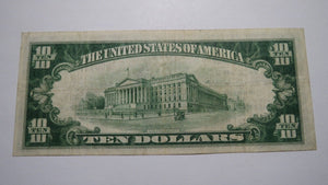 $10 1929 Point Pleasant Beach New Jersey NJ National Currency Bank Note Bill Pt.