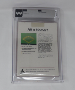 Unopened Super Baseball Atari 2600 Sealed Video Game Wata Graded 9.4 A++ Seal 88