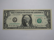 Load image into Gallery viewer, $1 1977 Radar Serial Number Federal Reserve Currency Bank Note Bill UNC 01099010