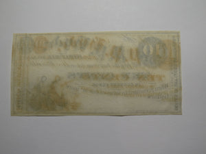 $.10 1852 Jordanville New York Obsolete Currency Bank Note Bill P.P. Hyde UNC+++