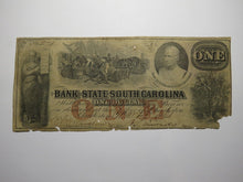 Load image into Gallery viewer, $1 1861 Charleston South Carolina SC Obsolete Currency Bank Note Bill Bank of SC
