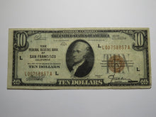 Load image into Gallery viewer, $10 1929 San Francisco Mini Radar National Currency Federal Reserve Bank Note