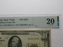 Load image into Gallery viewer, $10 1929 Liberty New York NY National Currency Bank Note Bill Ch #4925 VF20 PMG