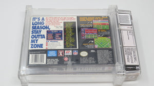 Madden '94 NFL Football Super Nintendo Factory Sealed Video Game Wata Graded 9.2