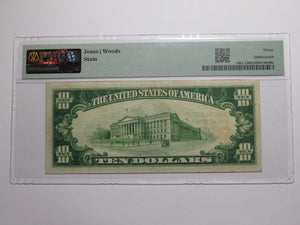 $10 1929 Natoma Kansas KS National Currency Bank Note Bill Ch. #9384 VF30 PMG