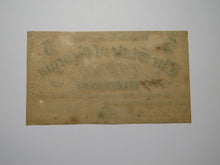 Load image into Gallery viewer, $.05 1863 Milledgeville Georgia GA Obsolete Currency Bank Note Bill State of GA