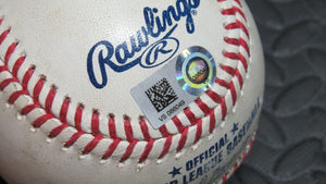 2020 Andrew Velazquez Baltimore Orioles Game Used Foul MLB Baseball! Glasnow