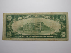 $10 1929 Cohoes New York NY National Currency Bank Note Bill Ch. #1347 FINE!