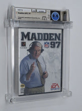 Load image into Gallery viewer, Madden '97 NFL Football Sega Genesis Factory Sealed Video Game Wata Graded 8.5