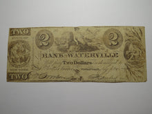 Load image into Gallery viewer, $2 1862 Waterville New York NY Obsolete Currency Bank Note Bill Bank of Water