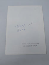 Load image into Gallery viewer, Terry Gray Los Angeles Kings Signed Autographed Original 7X5 Hockey Photo