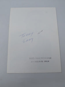 Terry Gray Los Angeles Kings Signed Autographed Original 7X5 Hockey Photo