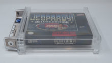 Load image into Gallery viewer, Jeopardy! Deluxe Edition Super Nintendo SNES Sealed Video Game Wata Graded 8.5 A