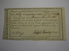 Load image into Gallery viewer, 1790 10 Shillings Connecticut Comptroller Colonial Currency Note Ralph Pomeroy!