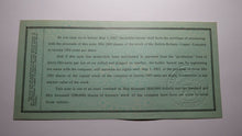 Load image into Gallery viewer, $10 1915 Kelvin-Sultana Copper Company Ore Production Obsolete Currency Note