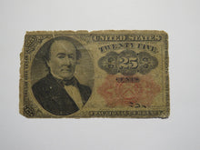 Load image into Gallery viewer, 1874 $.25 Fifth Issue Fractional Currency Obsolete Bank Note Bill 5th About Good