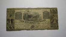 Load image into Gallery viewer, $20 1850 Augusta Georgia GA Obsolete Currency Bank Note Bill! The Mechanics Bank