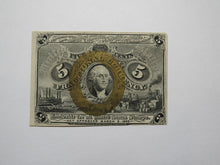 Load image into Gallery viewer, 1863 $.05 Second Issue Fractional Currency Obsolete Bank Note Bill 2nd AU USA