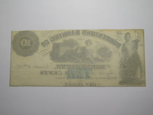 Load image into Gallery viewer, $10 1862 Bordentown New Jersey NJ Obsolete Currency Bank Note Bill Remainder