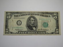 Load image into Gallery viewer, $5 1950 New York Federal Reserve Bank STAR Serial Number Note Bill Currency VF+