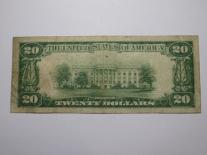 $20 1929 San Francisco California National Currency Bank Note Bill #12579 FINE