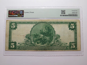 $5 1902 Pomona California CA National Currency Bank Note Bill Ch. #3518 VF25 PMG