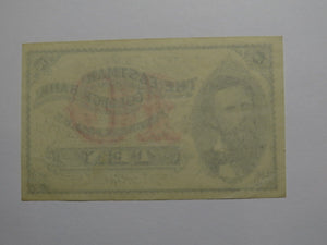 $.10 1870's Poughkeepsie New York Obsolete Currency Note Eastman College