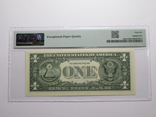 Load image into Gallery viewer, $1 2017 Radar Serial Number Federal Reserve Currency Bank Note Bill PMG UNC66EPQ