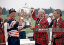 Load image into Gallery viewer, 1989 Payne Stewart PGA Championship Match Used Worn Chicago Bears Golf Hat