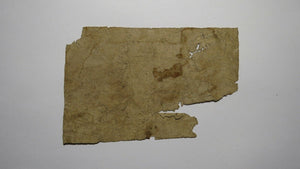 1818 $.12 Brookville Indiana IN Fractional Currency Obsolete Note! Branch Bank