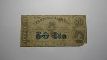 Load image into Gallery viewer, $.50 1863 Montgomery Alabama AL Obsolete Currency Bank Note Fractional Bill!