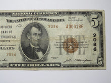 Load image into Gallery viewer, $5 1929 North Attleborough Massachusetts National Currency Bank Note Bill #9086