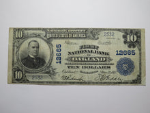 Load image into Gallery viewer, $10 1902 Oakland California CA National Currency Bank Note Bill Ch. #12665 VF