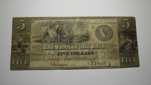 Load image into Gallery viewer, $5 1836 Frankfort Maine ME Obsolete Currency Bank Note Bill! Frankfort Bank RARE