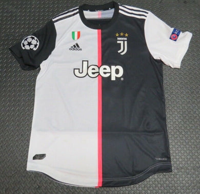 2019-20 Danilo Juventus Match Used Worn UEFA Champions Soccer Shirt! Game Jersey