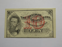 Load image into Gallery viewer, $.10 1870's Poughkeepsie New York Obsolete Currency Note Eastman College