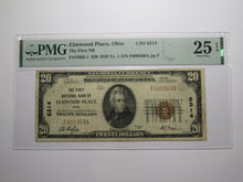 Load image into Gallery viewer, $20 1929 Elmwood Place Ohio OH National Currency Bank Note Bill Ch #6314 VF25EPQ