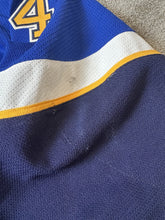 Load image into Gallery viewer, 2010-11 Nikita Nikitin St. Louis Blues Game Used Worn Hockey Jersey -1st NHL Pt.