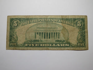 $5 1929 New Orleans Louisiana LA National Currency Bank Note Bill Charter #13689