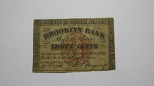 Load image into Gallery viewer, $.03 1862 Brooklyn New York NY Obsolete Currency Bank Note Bill! Fulton Street
