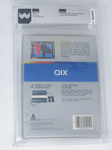 New Qix Sealed Atari 5200 Video Game Wata Graded 9.6 A++ Seal RARE! 1982