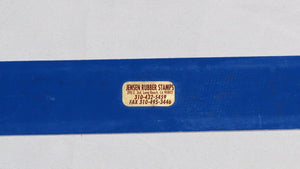 1989 B. Miller #99 Los Angeles Rams Game Used NFL Locker Room Nameplate 