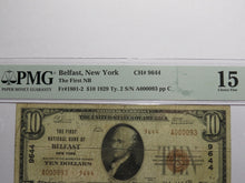 Load image into Gallery viewer, $10 1929 Belfast New York NY National Currency Bank Note Bill Ch. #9644 F15 PMG