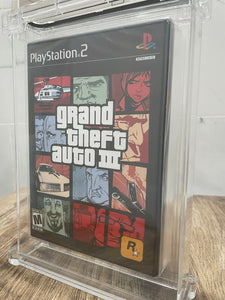 Grand Theft Auto 3 Sony Playstation 2 Factory Sealed Video Game Wata 9.4 GTA III