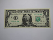 Load image into Gallery viewer, $1 2021 Fancy Repeater Serial Number Federal Reserve Currency Bank Note Bill 034