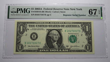 Load image into Gallery viewer, $1 2003 Repeater Serial Number Federal Reserve Currency Bank Note Bill PMG UNC67